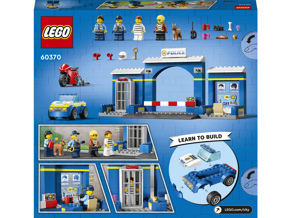 Lego City Police Pursuit au poste de police 60370