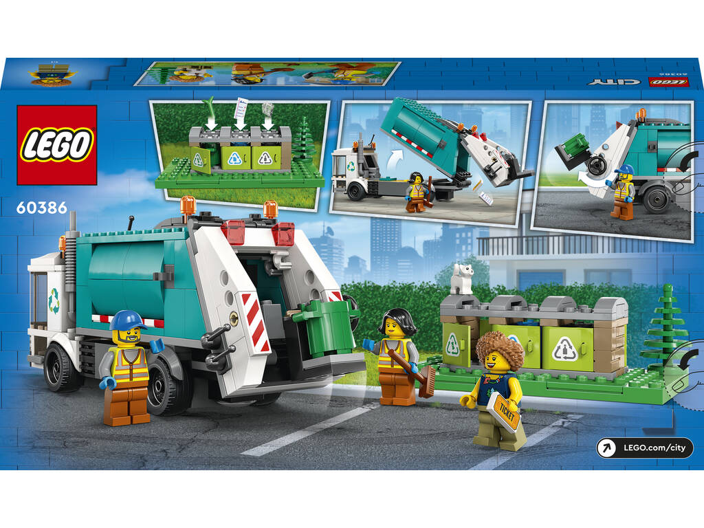 Lego City Vehicles Camion di riciclo 60386