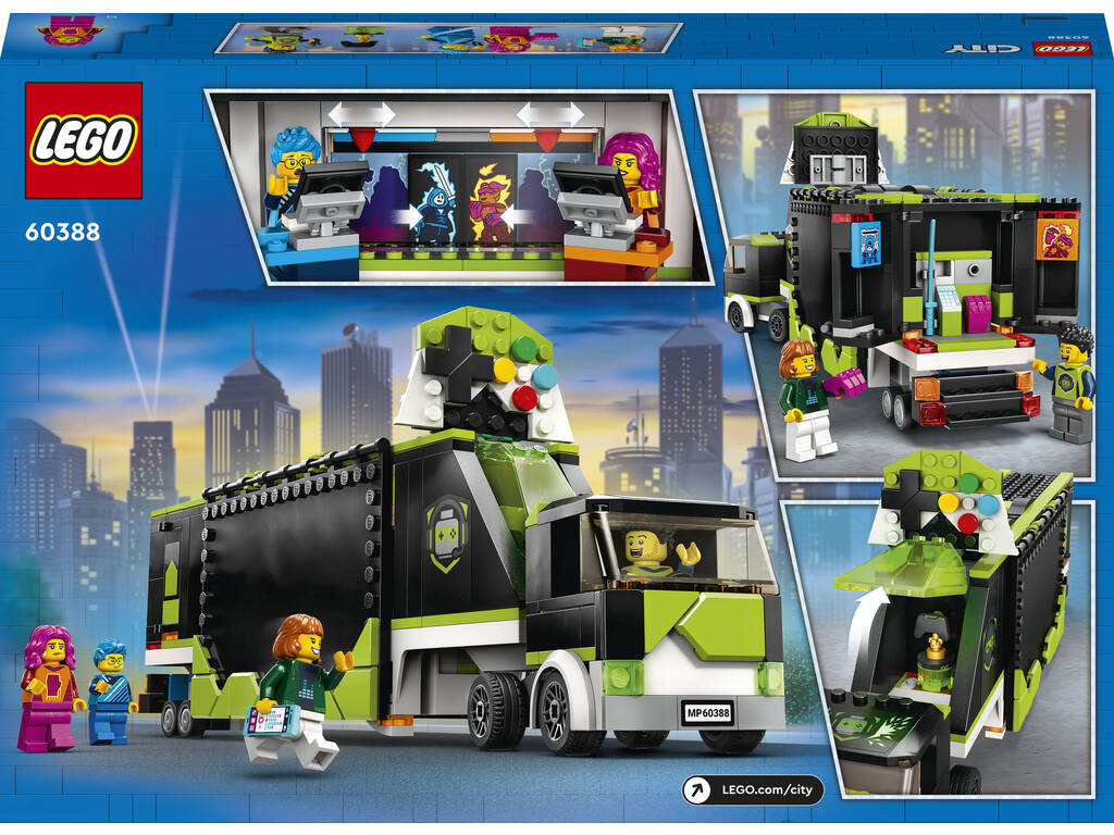 Lego City Vehicles Camión de Torneo de Videojuegos 60388