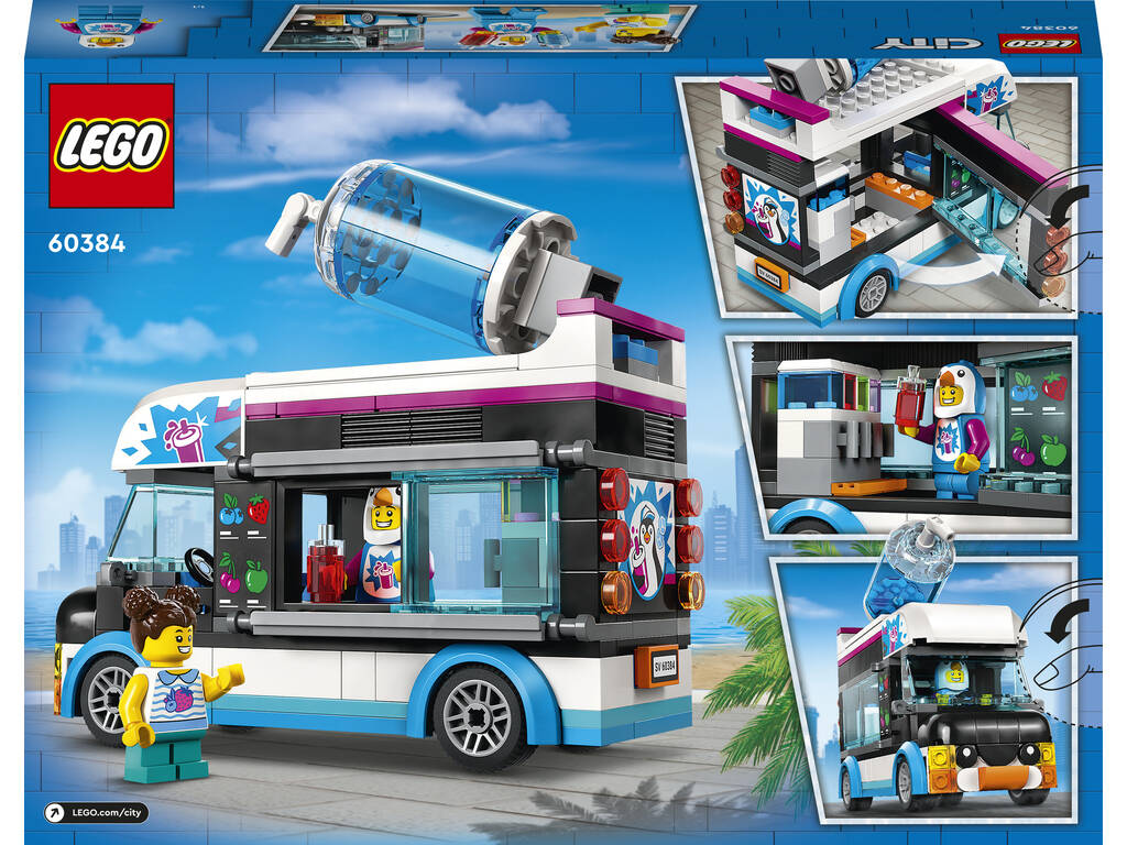 Lego City Great Fahrzeug mit Pinguingesicht Hail Penguin Van 60384