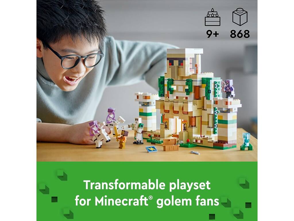 Lego Minecraft Forteresse du Golem de Fer 21250
