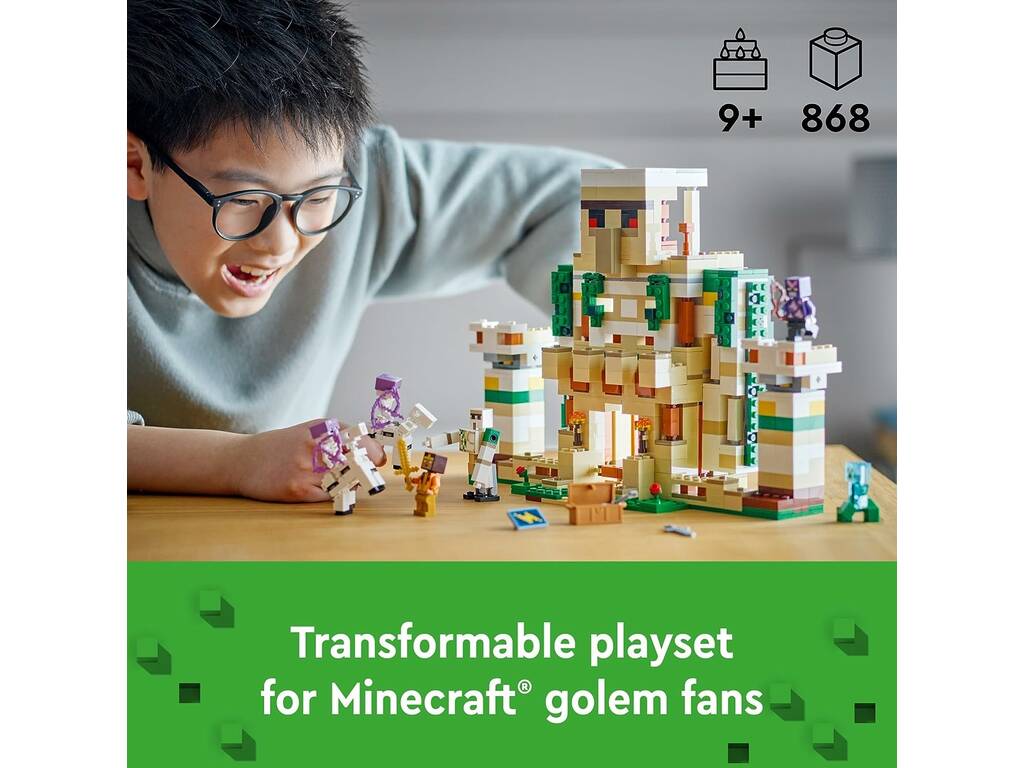 LEGO Minecraft La Forteresse du Golem de Fer 21250 : offres et alertes