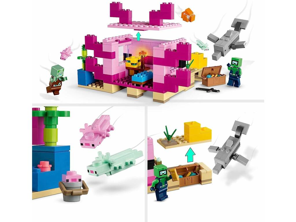 Lego Minecraft La Casa Ajolote 21247