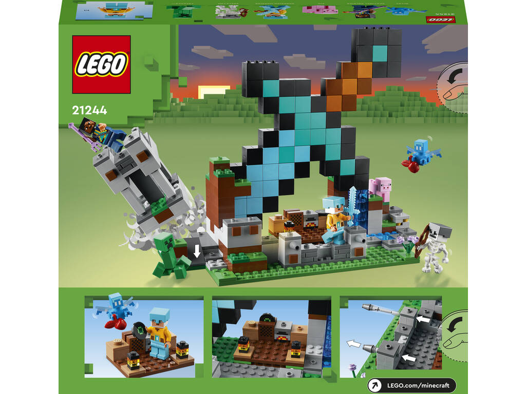 Lego Minecraft La Fortificación Espada 21244