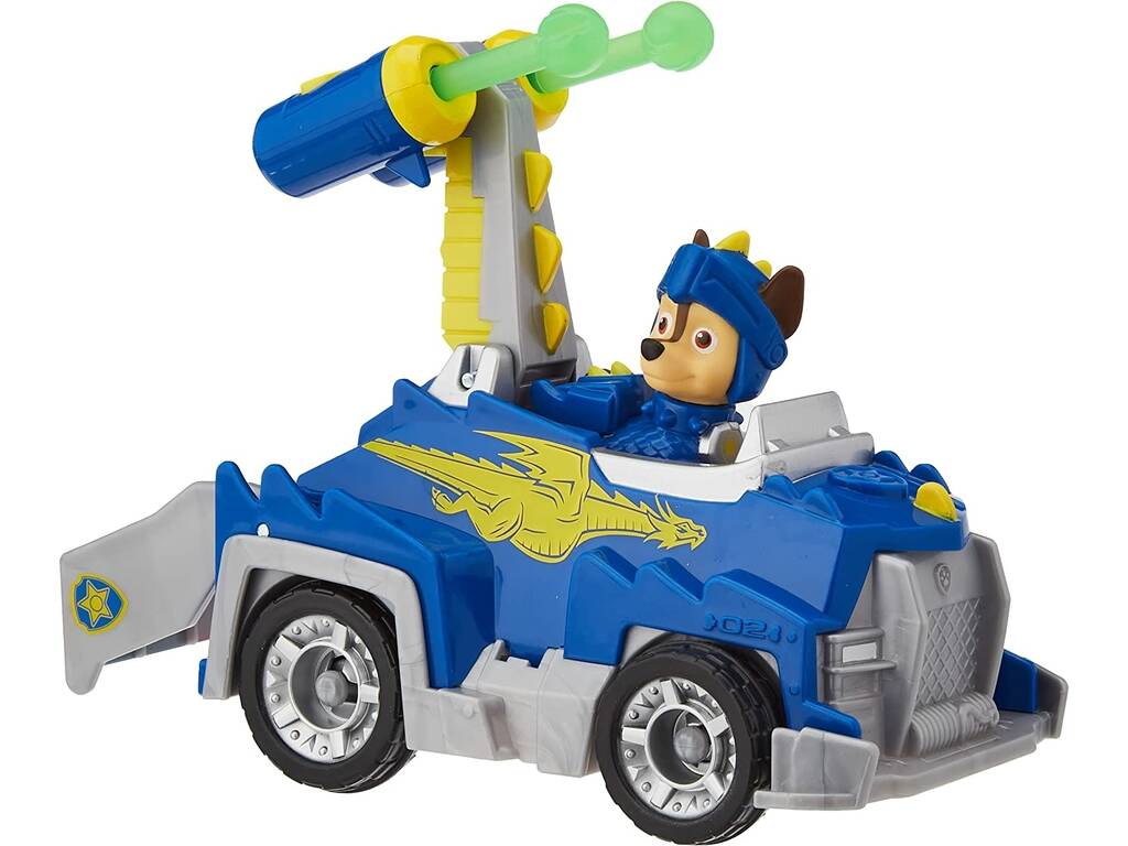 Patrulha Canina Rescue Knights Chase Carro Deluxe Spin Master 6063584