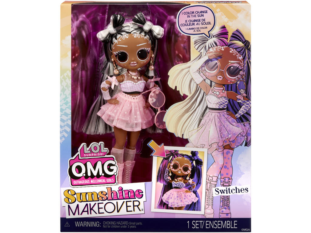 LOL Surprise OMG Sunshine Makeover Doll Switches MGA 589440