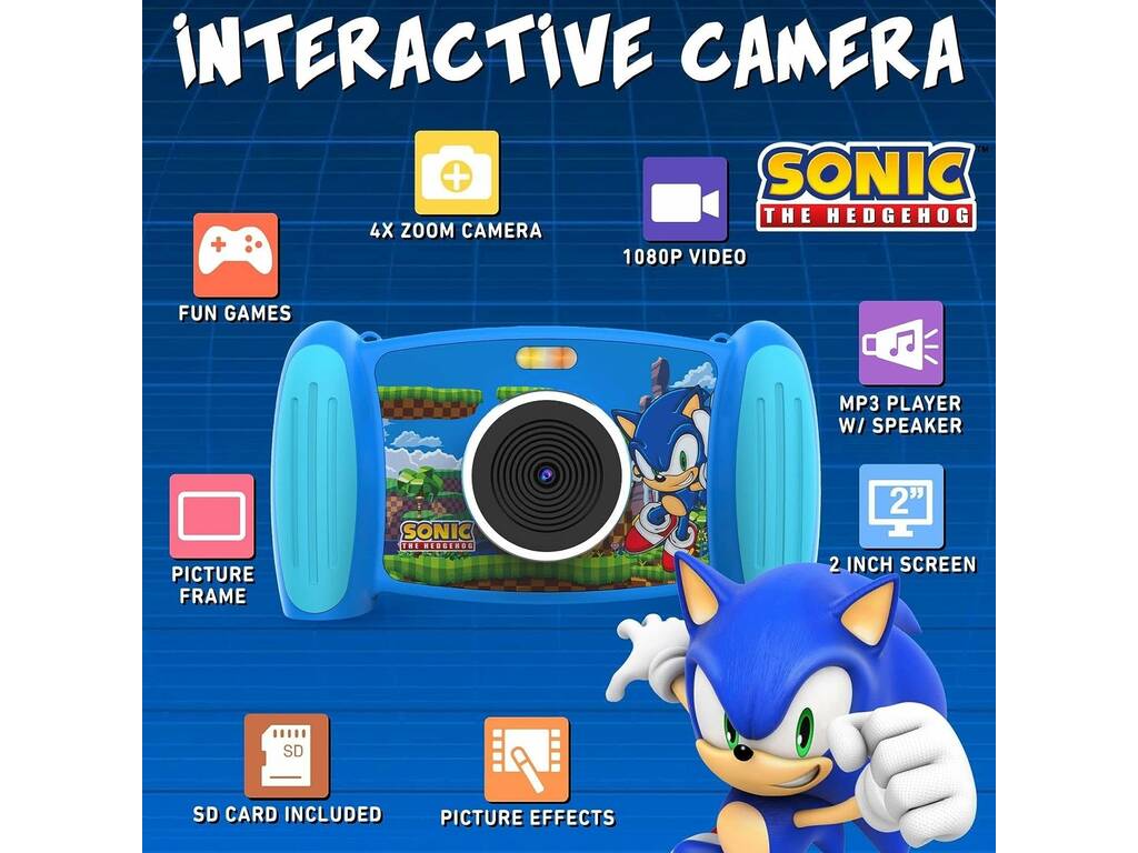 Appareil photo interactif Sonic Kids SNCC3009