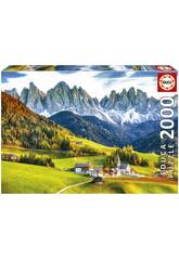 Puzzle 2000 Otoño En Las Dolomitas Educa 19566