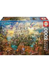 Puzzle 800 La ville Des Rêves Educa 19570