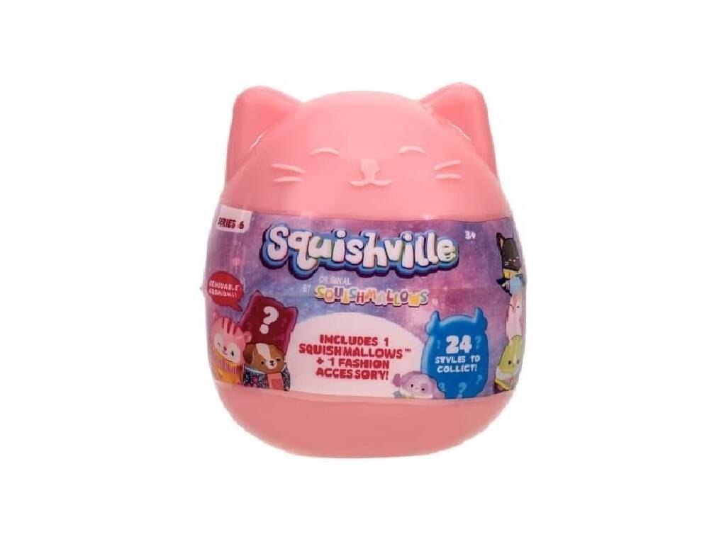 Squishmallows Squisville Überraschungsei mit Stofftier und Zubehör Toy Partner SQM0168