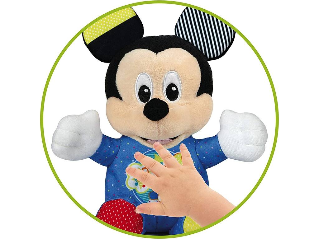 Disney Baby Mickey Mouse Peluche Luces y Sonidos Clementoni 17206