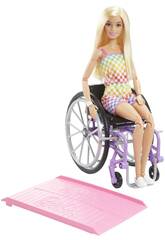 Barbie Fashionista Blonde avec fauteuil roulant Mattel HJT13