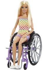 Barbie Fashionistas poupée mannequin #132 blonde en fauteuil roulant, avec  haut rayé, jeans et baskets blanches, jouet pour enfant, GGL22 : :  Jeux et Jouets