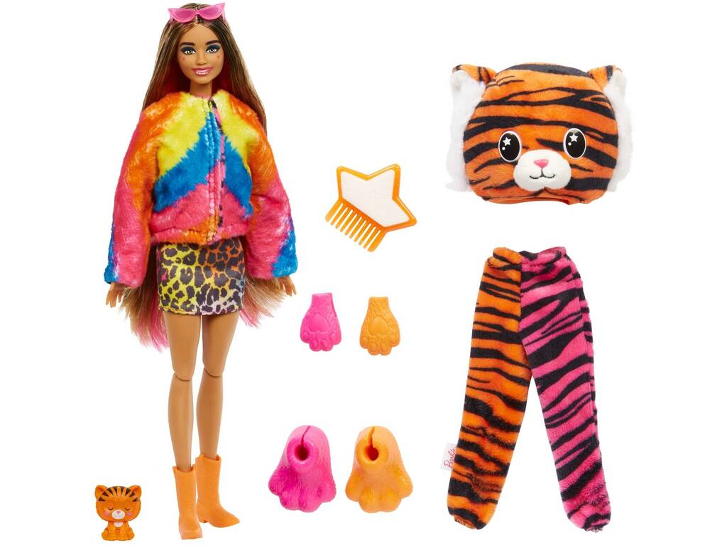 Barbie Cutie Reveal Amici della Giungla Tigri Mattel HKP99