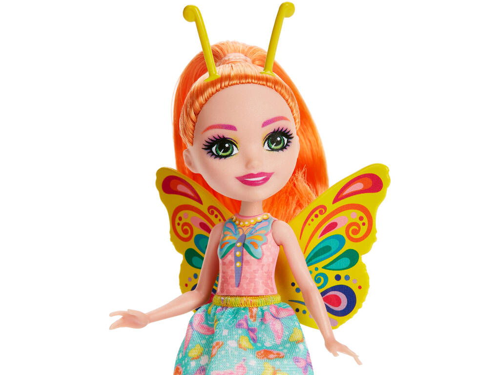 Enchantimals City Tails Muñeca Belisse Butterfly y Dart Mattel HKN12