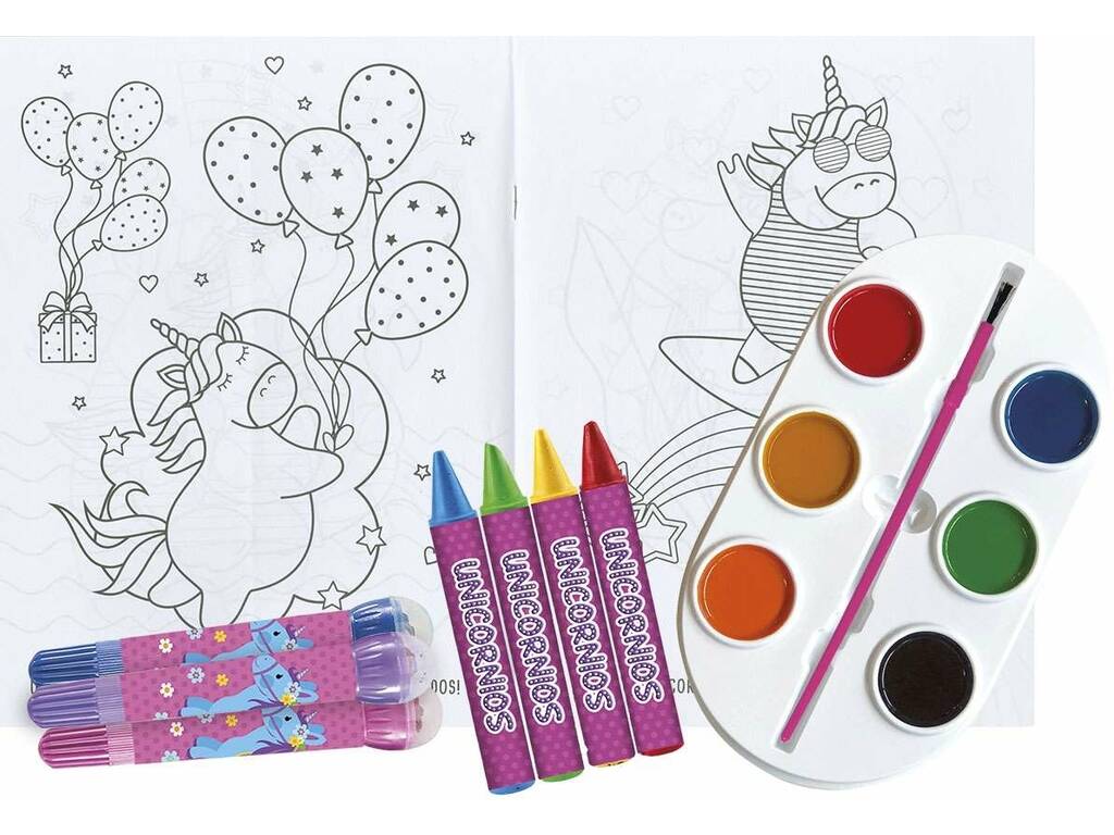 Sachets Léo et Couleurs Unicornios S352302