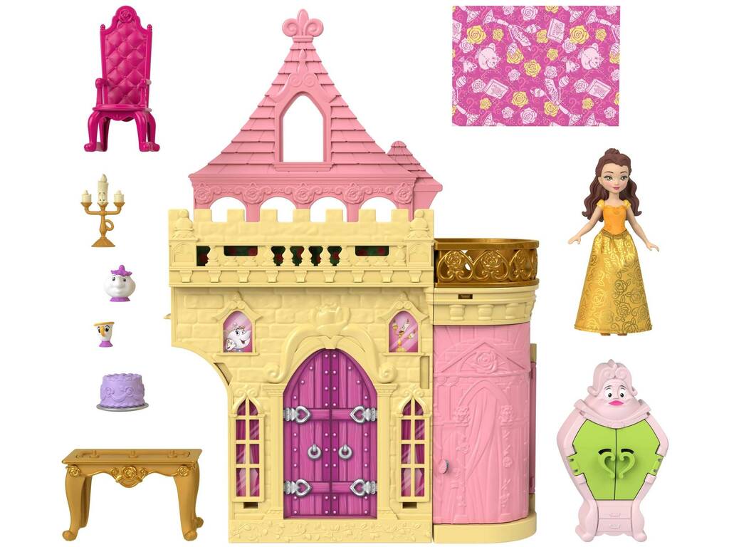 Princesas Disney Minis Castillo de Bella Mattel HLW94