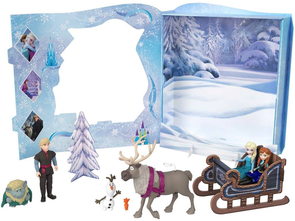 Frozen Minis Pack 6 Figuras de Contos de Frozen Mattel HLX04