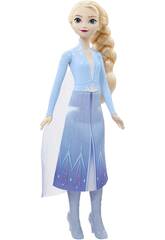 poupée gelée de voyage Mattel Elsa HLW48