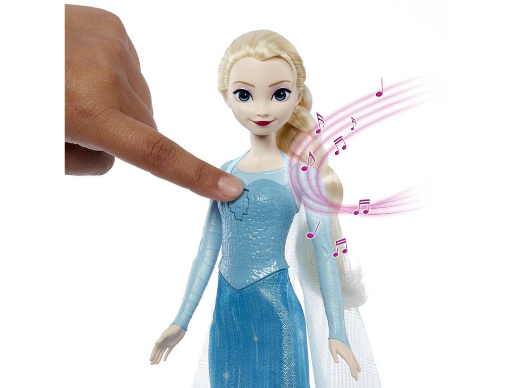 Frozen Muñeca Elsa Cantarina Mattel HMG34