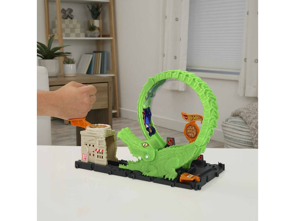 Hot Wheels City Ataque do Crocodilo Mattel HKX39