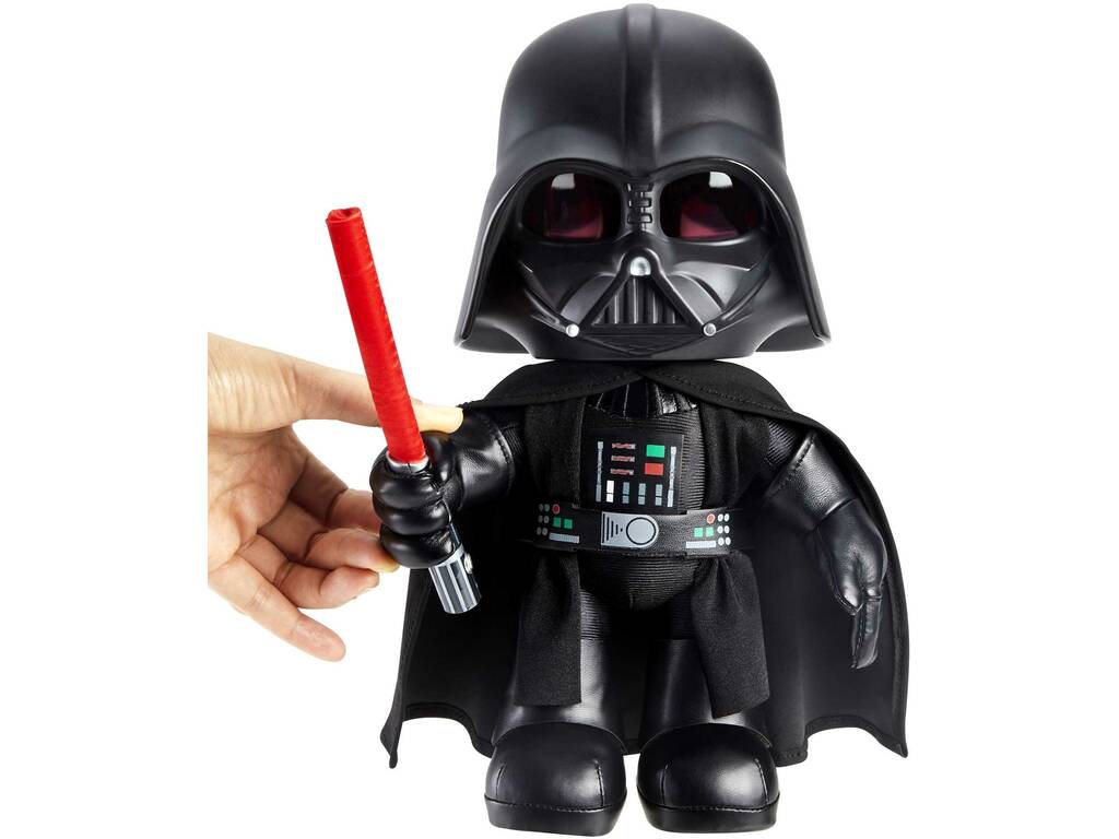 Star Wars Dark Vador Jouet en peluche avec distorsion de la voix et lumière Mattel HJW21