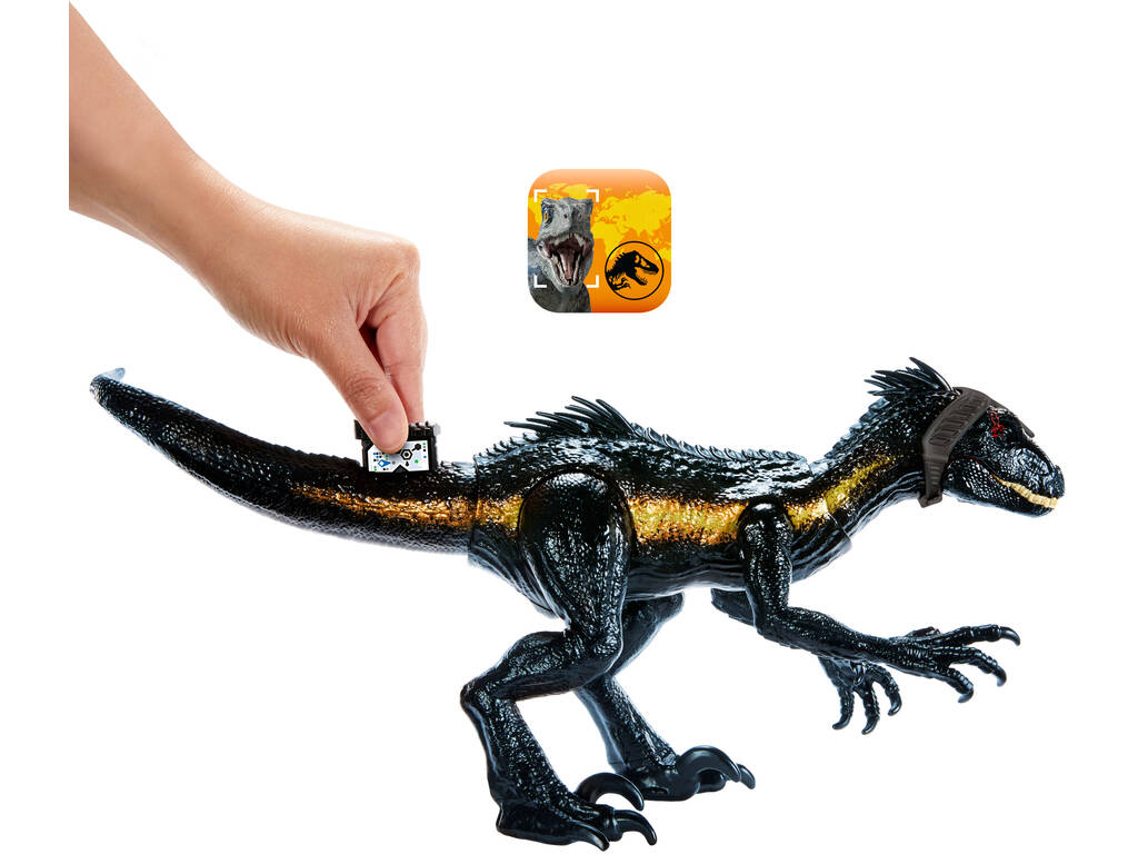 Jurassic World Rintraccia e attacca Indoraptor Mattel HKY11