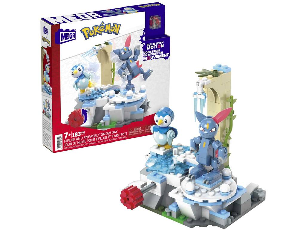 Pokémon Snow Day Mega Pack Piplup und Sneasel Mattel HKT20