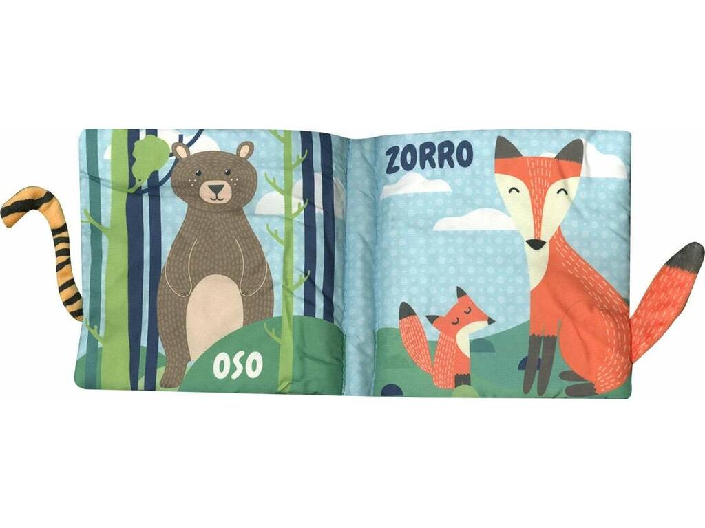 Libro di stoffa Codine Animali Susaeta S3575003