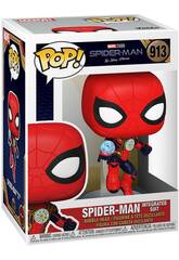 Funko Pop Marvel Spiderman No Way Home Spiderman Integrierter Anzug mit schwingendem Kopf Funko 56829