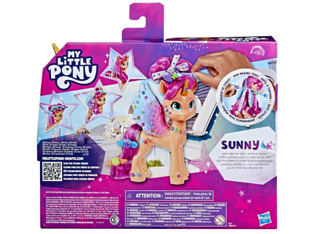 My Little Pony Sunny Starscout Acconciature con stile Hasbro F38735