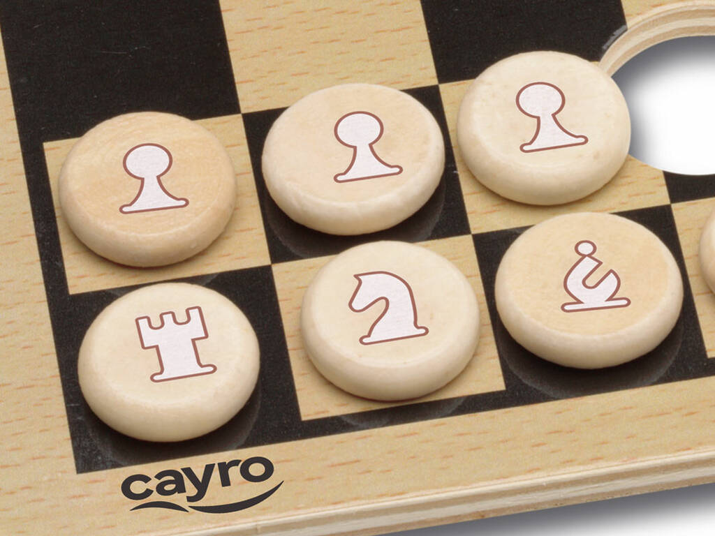 Schach in Metallbox Cayro 119
