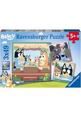 Puzzle Bluey 3x49 Teile Ravensburger 05685