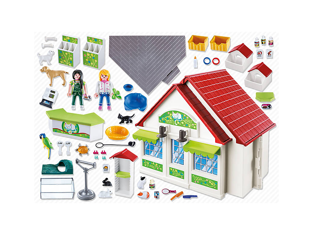 Playmobil City Life Pet Shop Ploymobil Pet Shop Ploymobil Case 5633