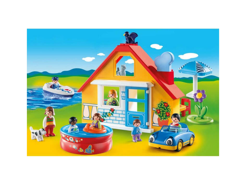 Playmobil 1,2,3 Maison de vacances Playmobil 9527