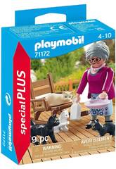 Playmobil Special Plus Oma mit Playmobil-Katzen 71172