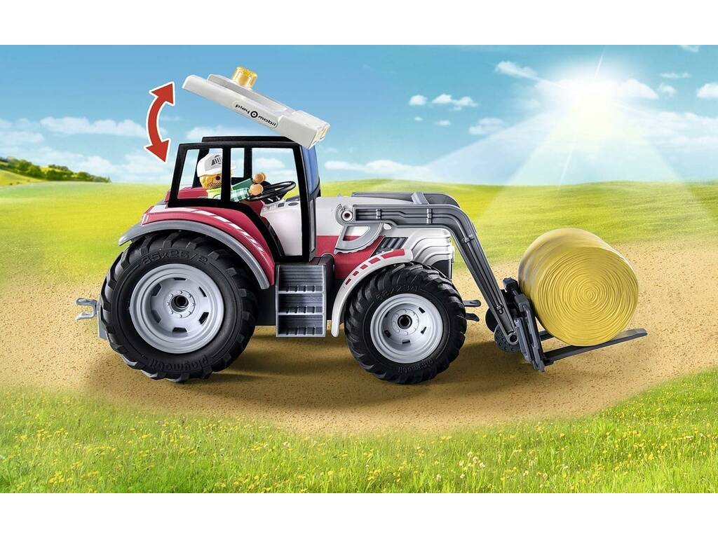 Playmobil Tractor Grande con Accesorios de Playmobil 71305
