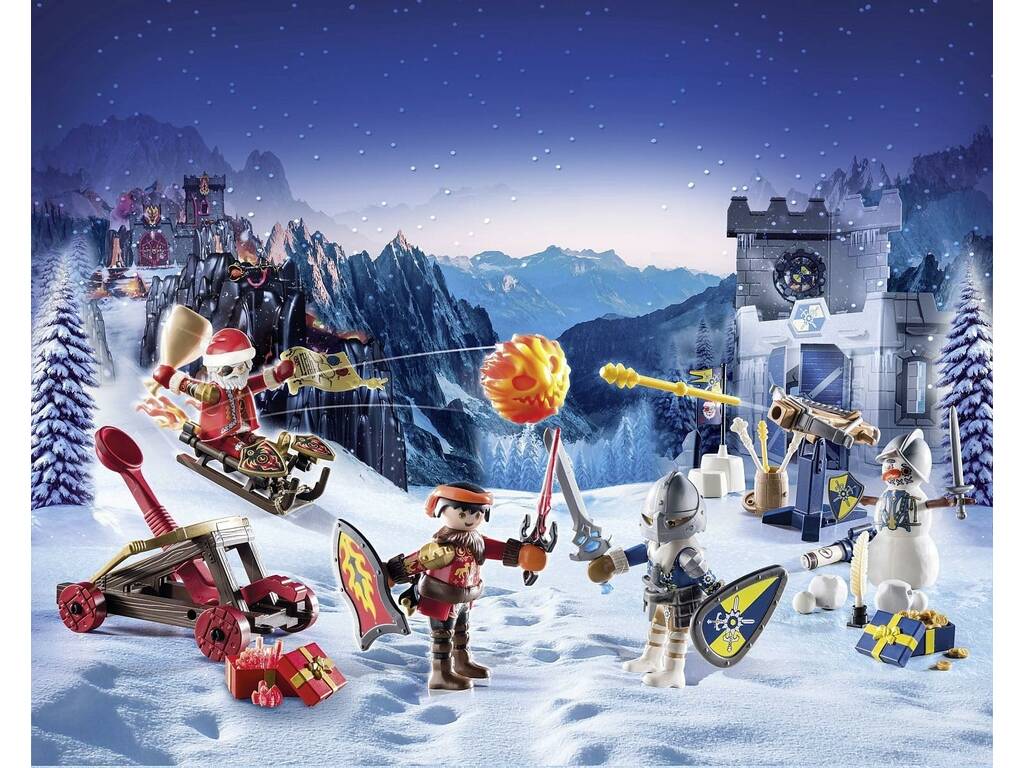 Playmobil Novelmore Adventskalender Schlacht im Schnee 71346