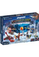 Playmobil Novelmore Calendrier de l'Avent Calendrier de l'Avent Bataille de neige 71346