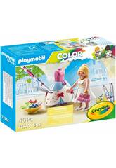 Playmobil Designer de mode couleur 71374
