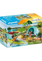 Playmobil Family Fun Camping con falò 71425