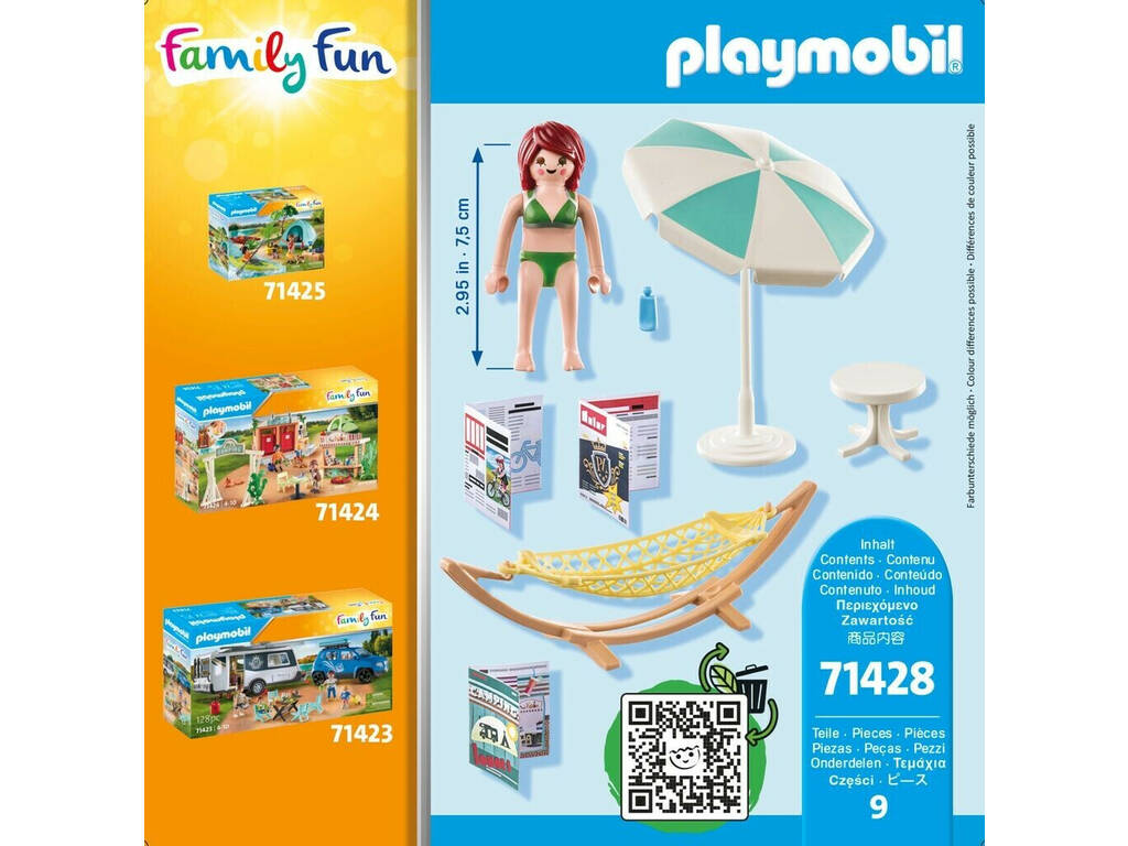 Playmobil Family Fun Beach Lounger 71428