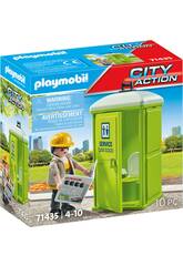 Toilettes portables Playmobil City 71435