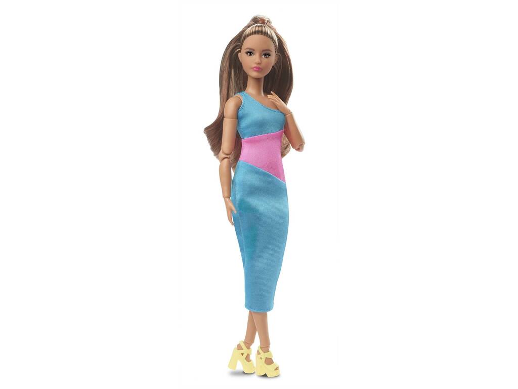 Barbie Signature Looks Barbie Puppe Langes Kleid Mattel HJW82