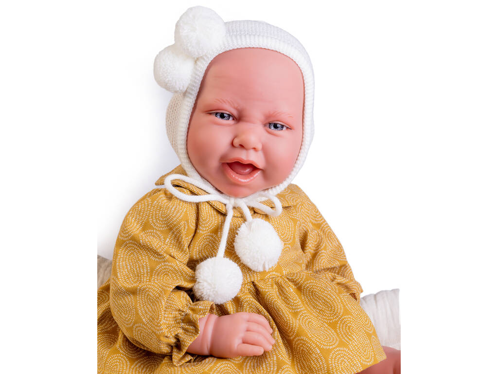 Neugeborene Puppe Carla Mostaza 42 cm von Antonio Juan 33344