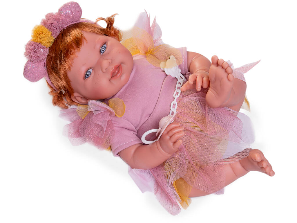 Pipa Fairy Neugeborene Puppe mit Stirnband 42 cm von Antonio Juan 33351
