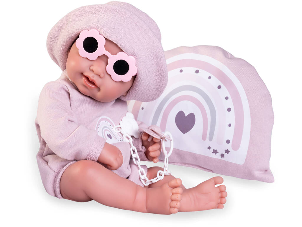 Bambola neonata Pipa con occhiali 42 cm di Antonio Juan 50400