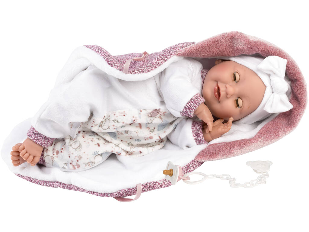 Neugeborene Puppe Heidi Llorona Toquilla 42 cm. von Llorens 74040