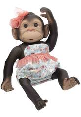 Bebé Macaco 25 cm. Rosa Toys 5000