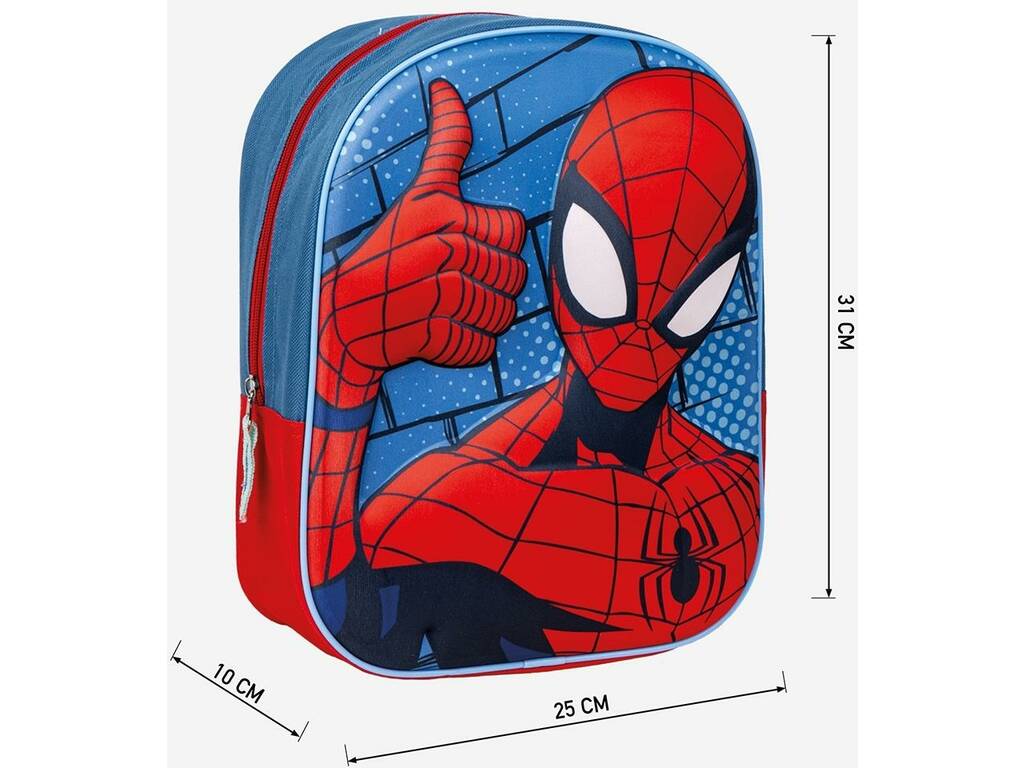 Zaino per bambini 3D Spiderman di Cerdá 21000043743